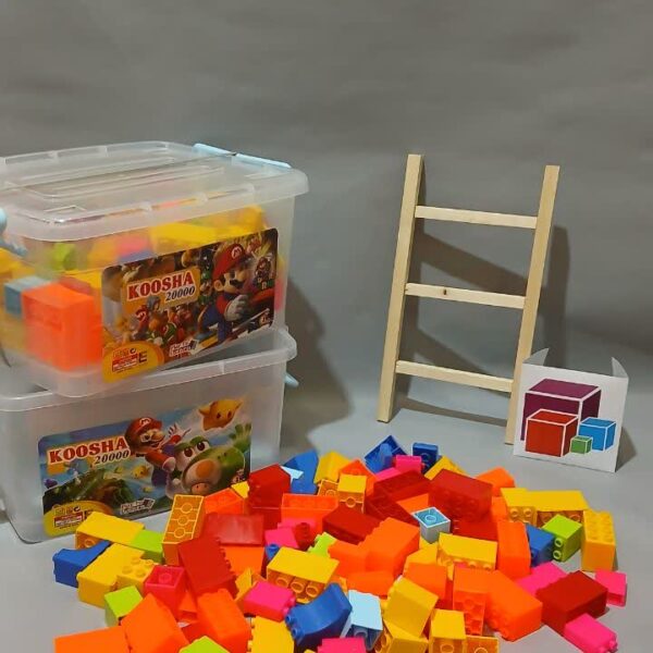 لگو سطلی چهار گوش کوشا